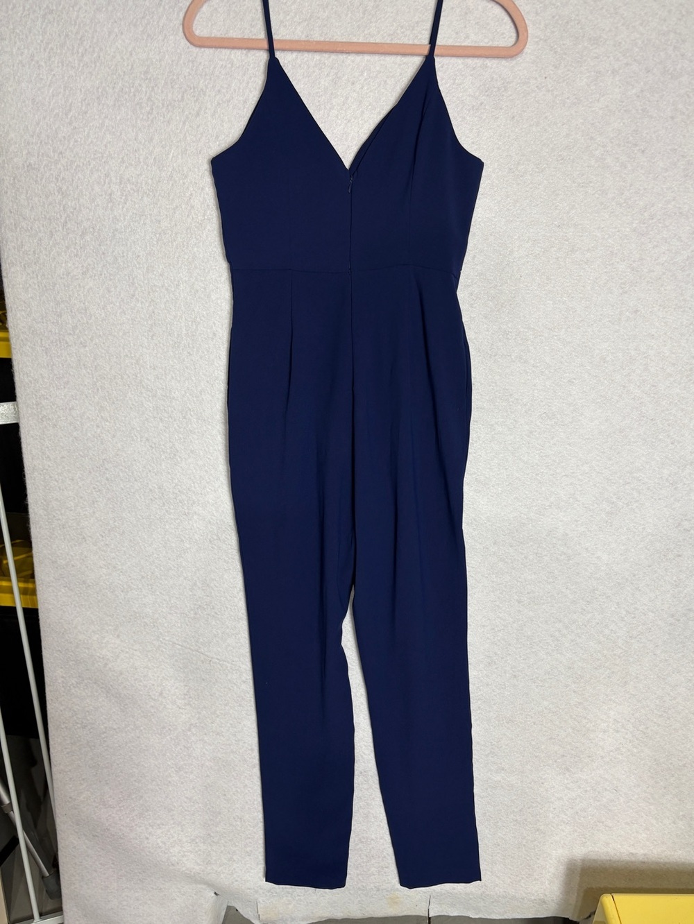 L’ Atiste Navy Spaghetti-Strap Jumpsuit for Women - Picture 1 of 4